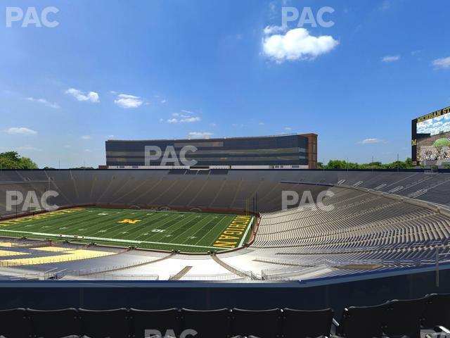 Seating view for Michigan Stadium Section 315