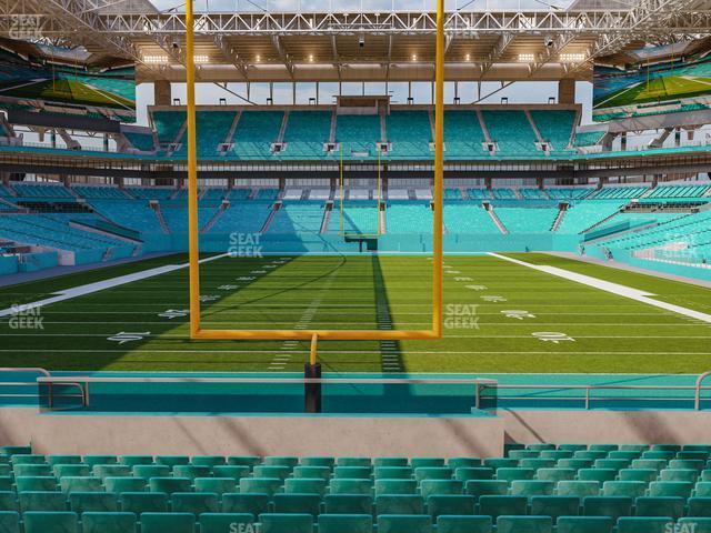 Seating view for Hard Rock Stadium Section 132