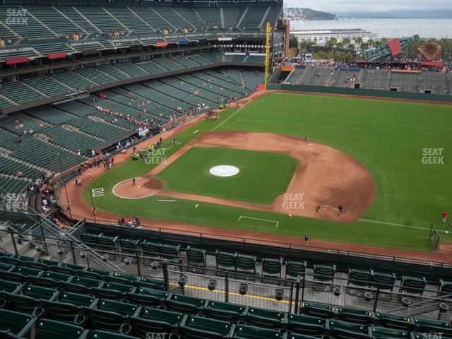 Seating view for Oracle Park Section View Reserved 307