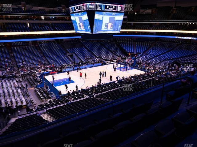 Seating view for American Airlines Center Section 212