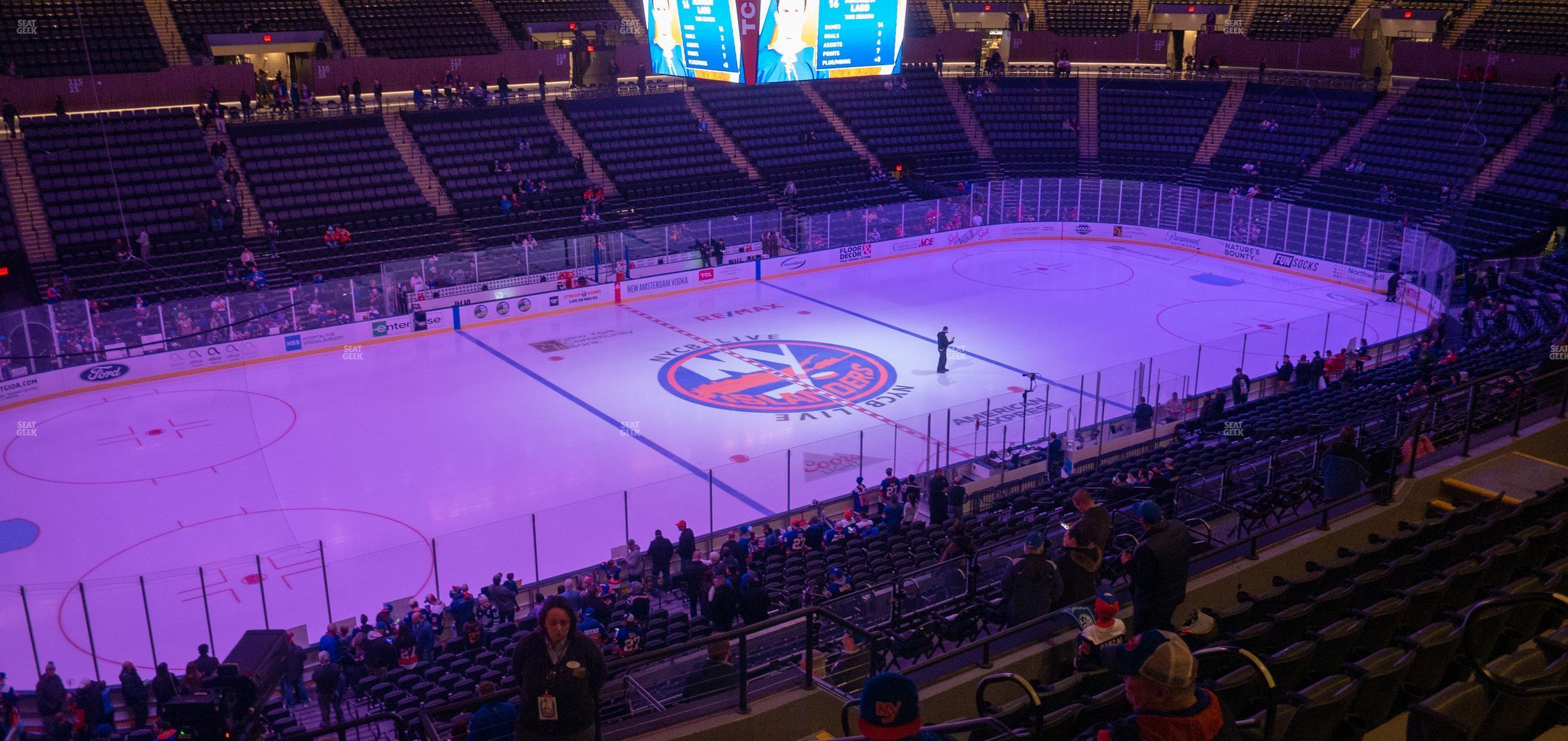 Seating view for Nassau Coliseum Section 206