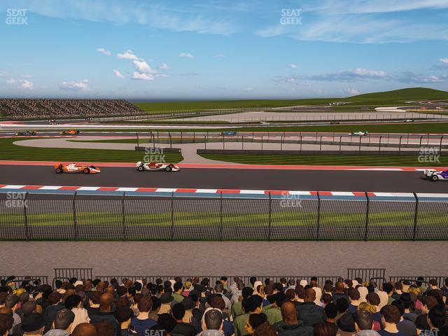 Seating view for Circuit of The Americas Section Turn 15 Grandstand 17