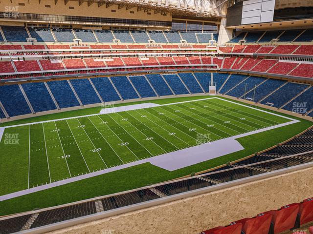 Seating view for NRG Stadium Section 537