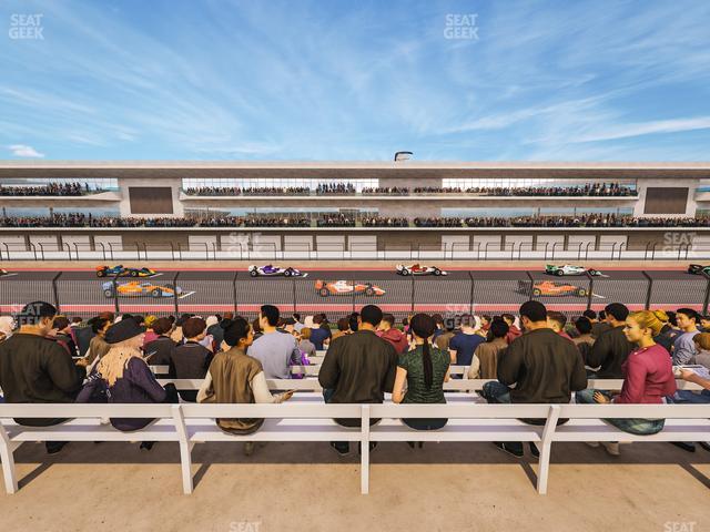 Seating view for Circuit of The Americas Section Main Grandstand Loge 20 B