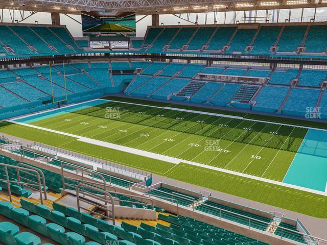 Seating view for Hard Rock Stadium Section 314