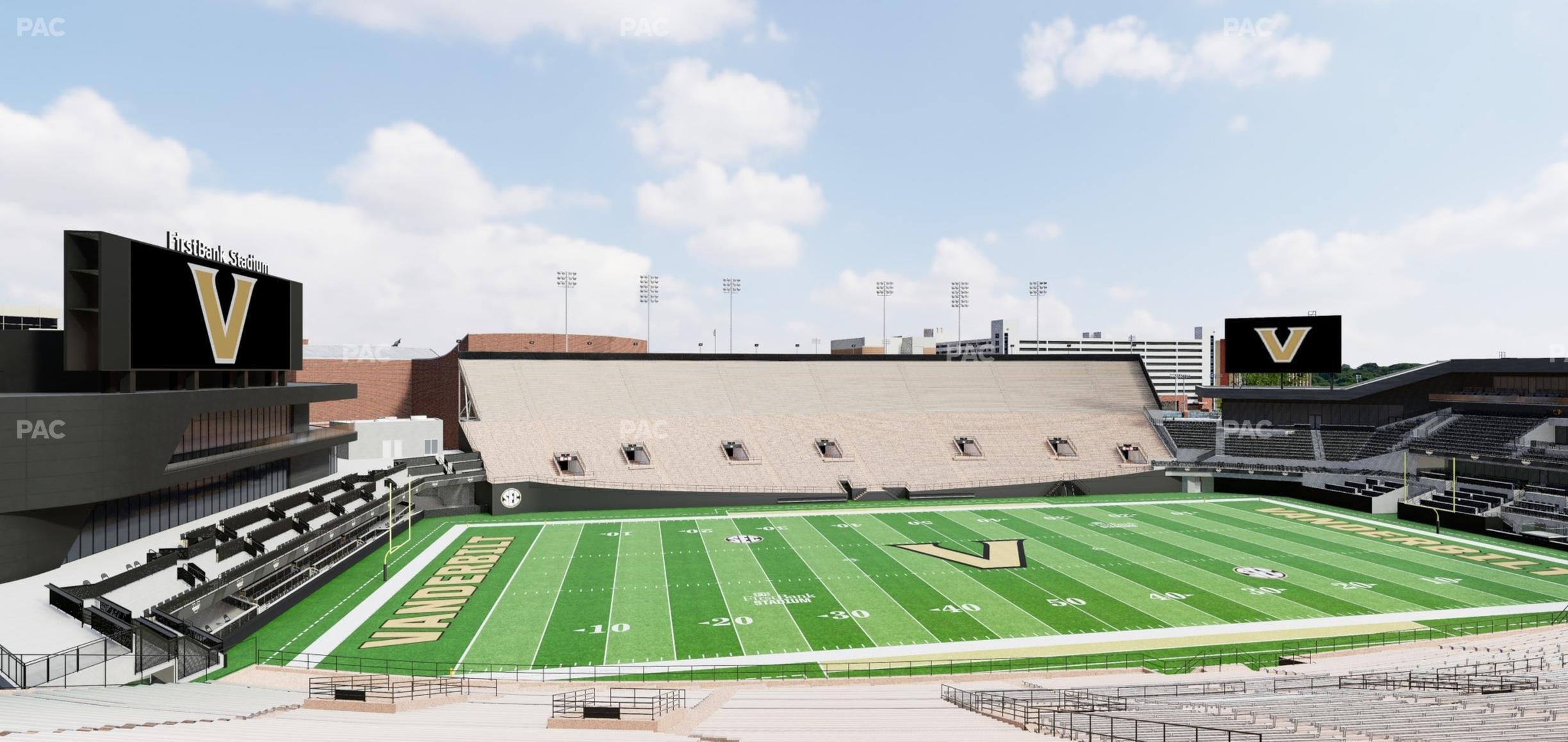 Seating view for FirstBank Stadium Section B