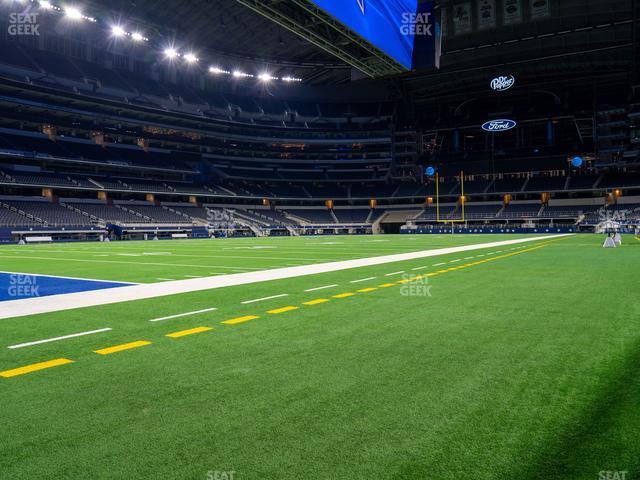 Seating view for AT&T Stadium Section Event Level Suite 21 A