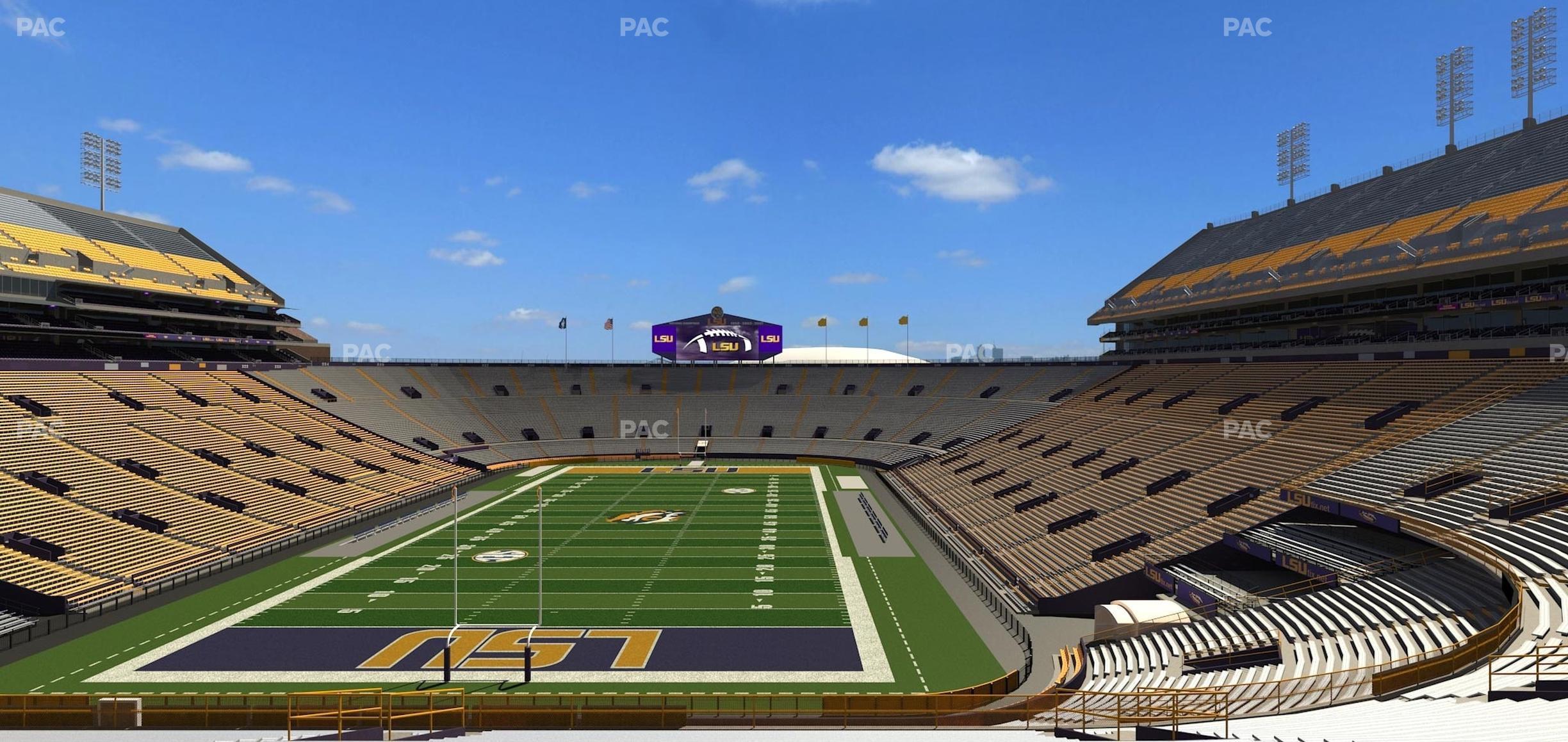 Seating view for Tiger Stadium Section 416