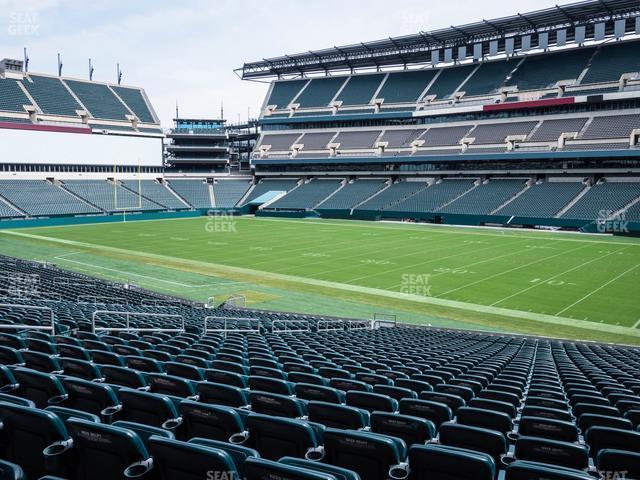 Seating view for Lincoln Financial Field Section 104