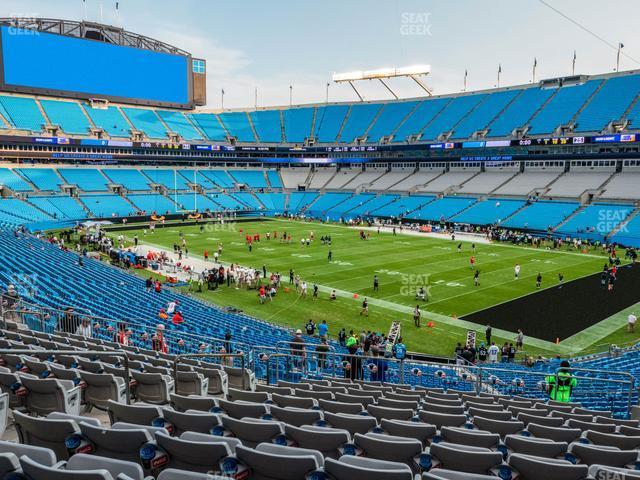 Seating view for Bank of America Stadium Section 309