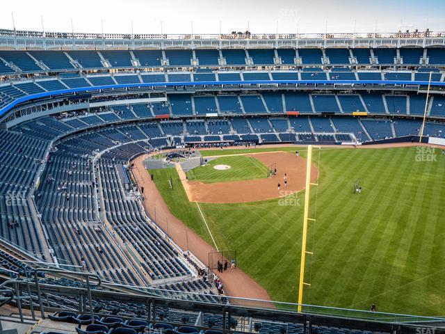 Seating view for Yankee Stadium Section Grandstand Level 407 B