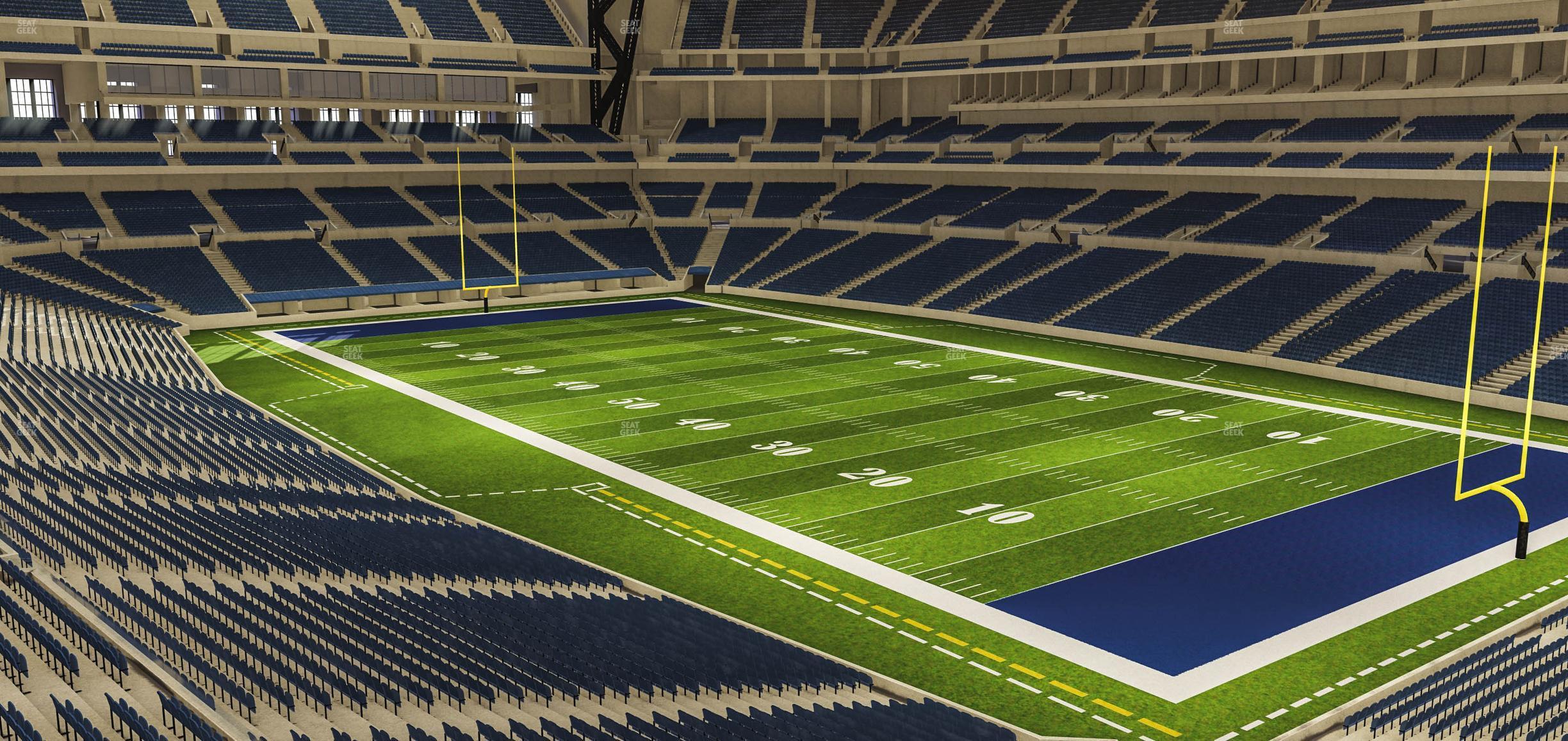 Seating view for Lucas Oil Stadium Section 306