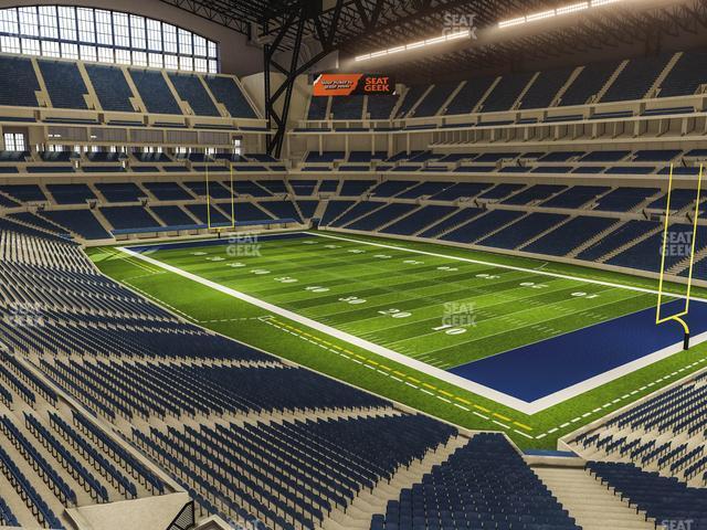 Seating view for Lucas Oil Stadium Section 306