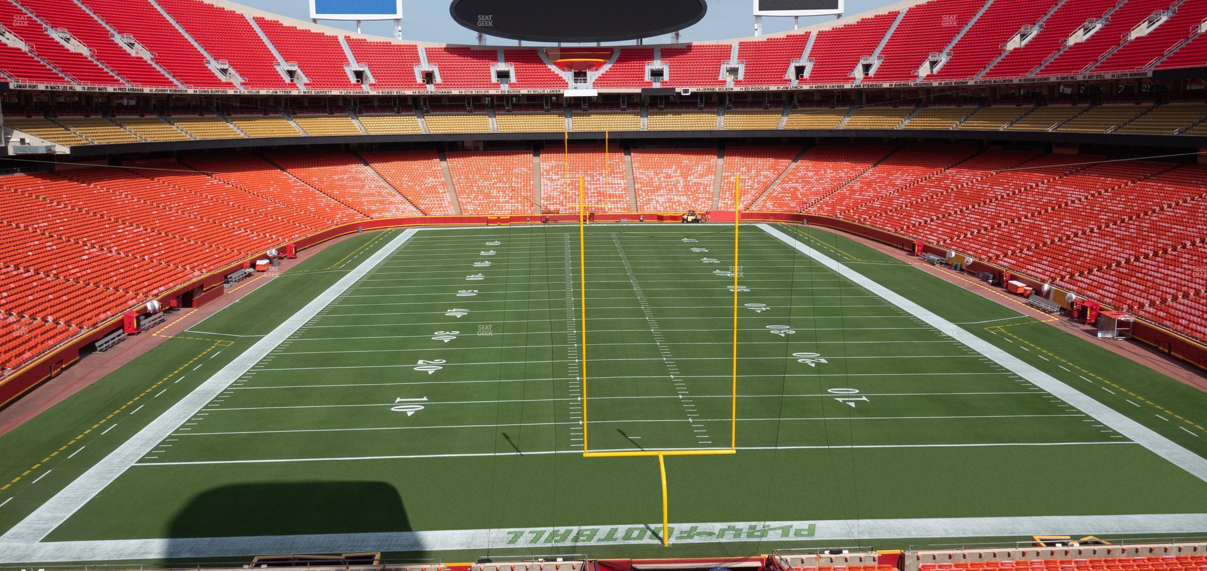 Seating view for GEHA Field at Arrowhead Stadium Section 213