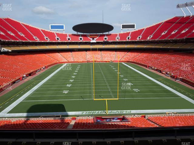 Seating view for GEHA Field at Arrowhead Stadium Section 213