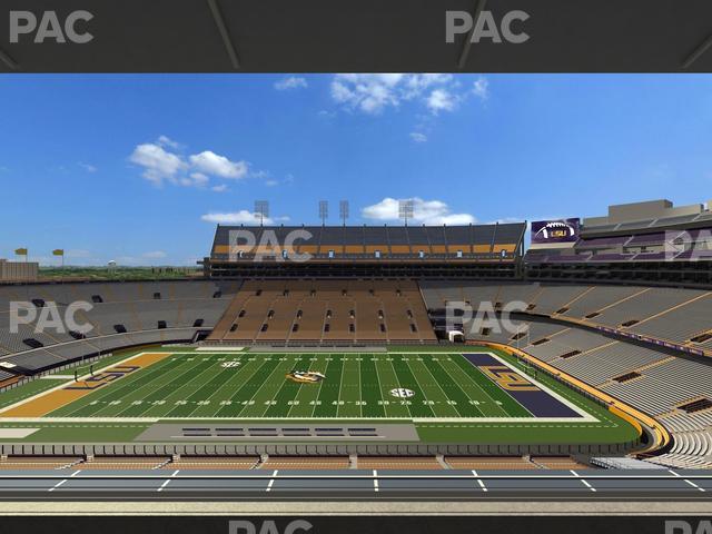 Seating view for Tiger Stadium Section Club 206