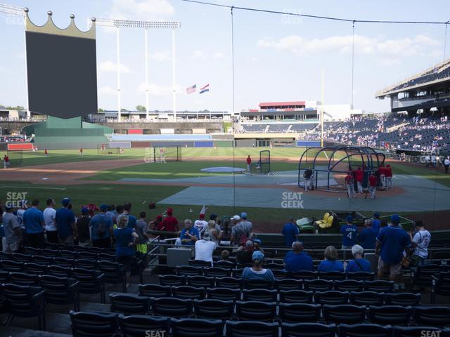 Seating view for Kauffman Stadium Section 124