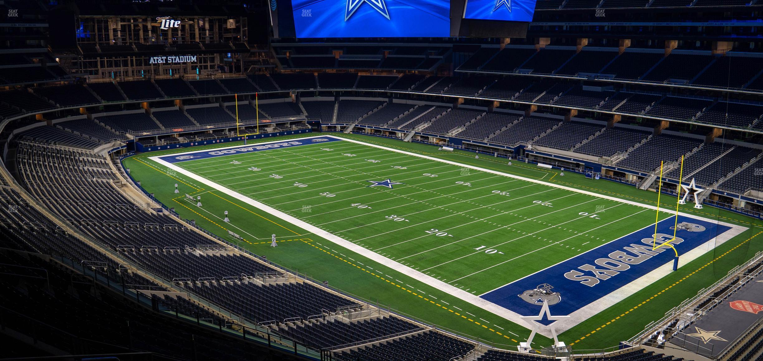 Seating view for AT&T Stadium Section Silver Suite 430