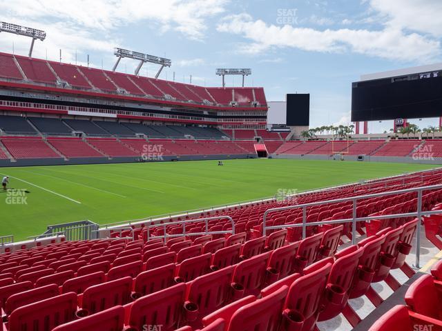 Seating view for Raymond James Stadium Section 106