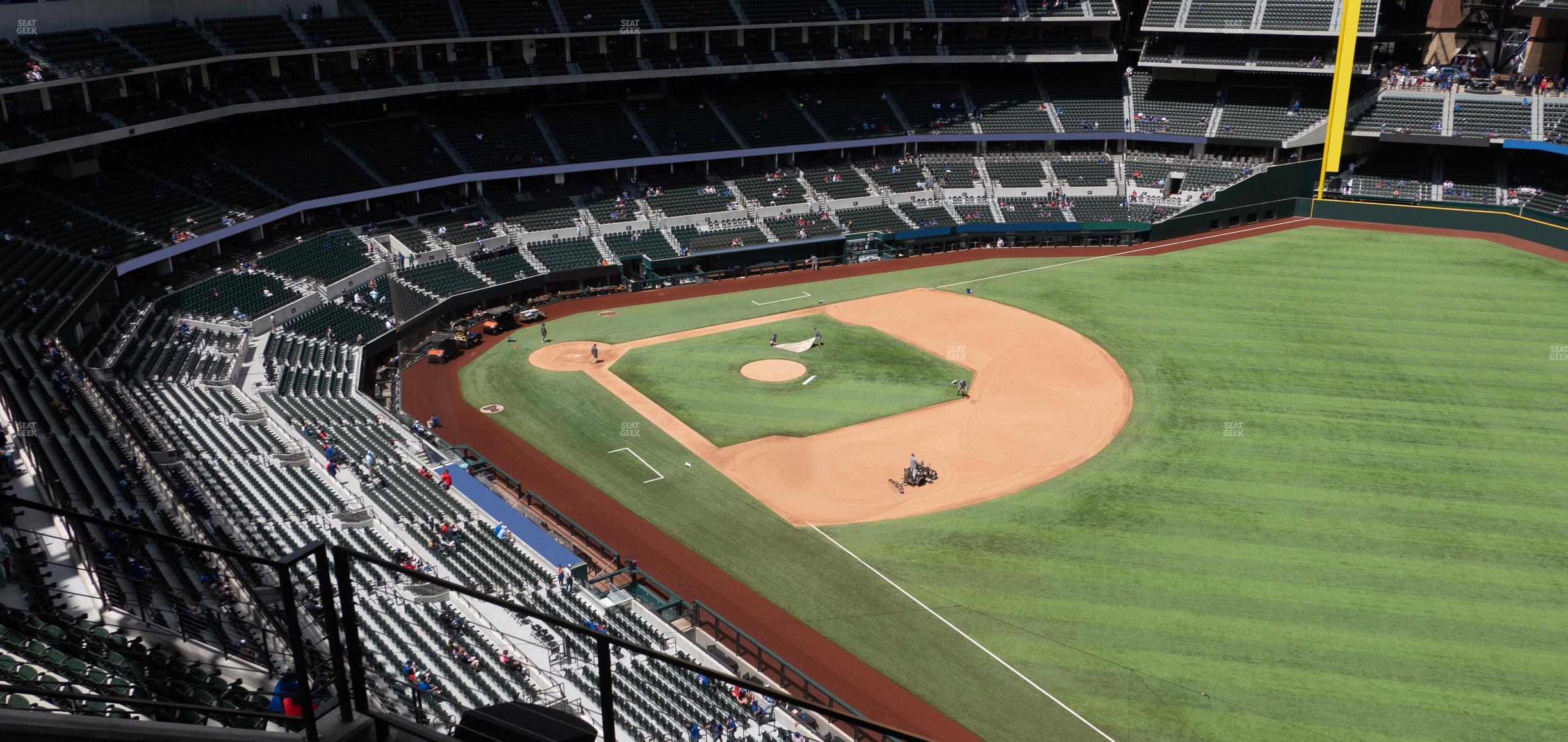 Seating view for Globe Life Field Section 322