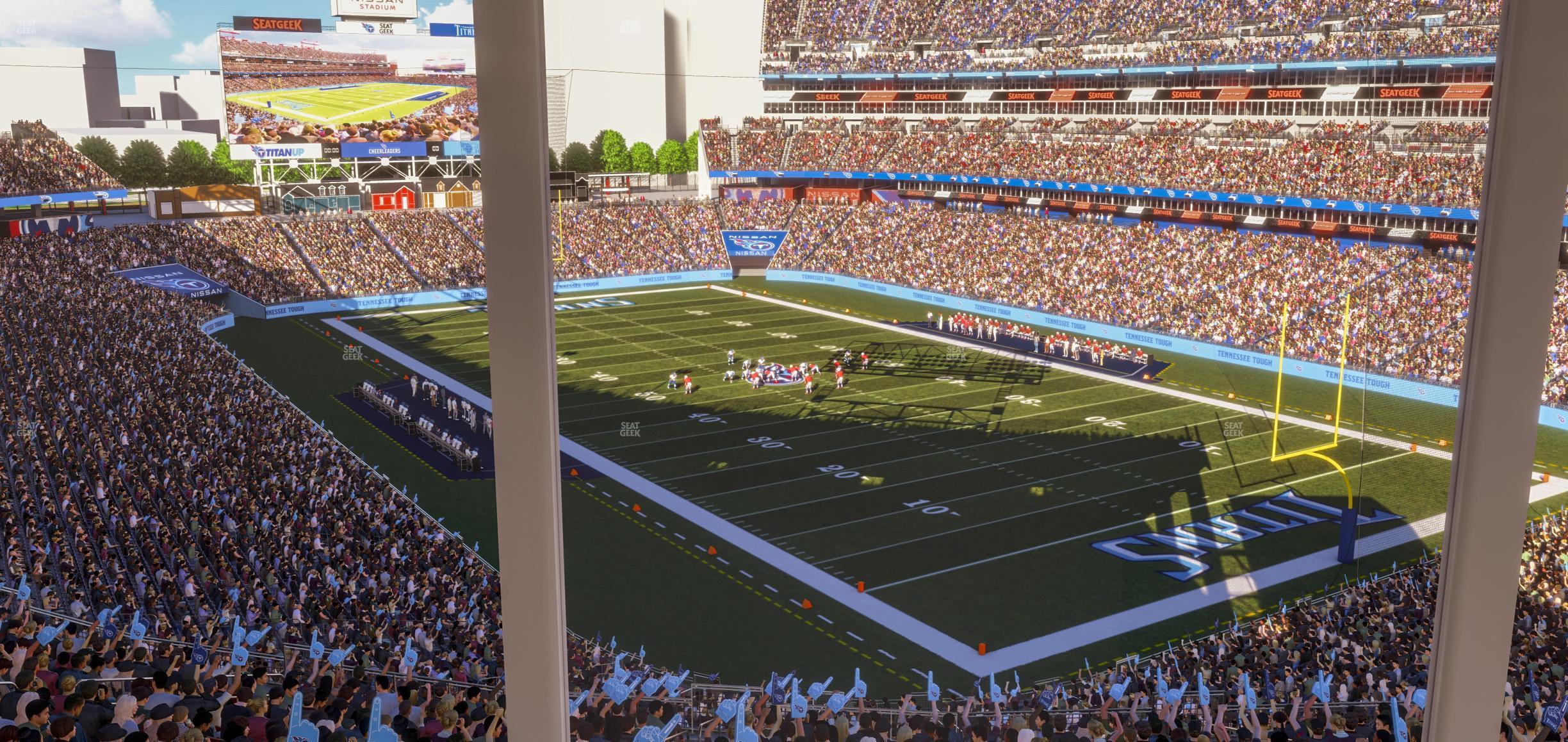 Seating view for Nissan Stadium Section Suite 550 W