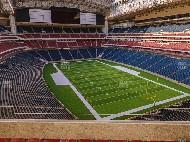 Seating view for NRG Stadium Section 525