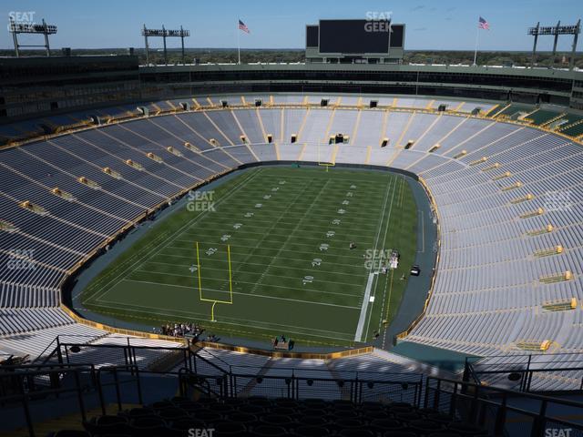 Seating view for Lambeau Field Section 745 S