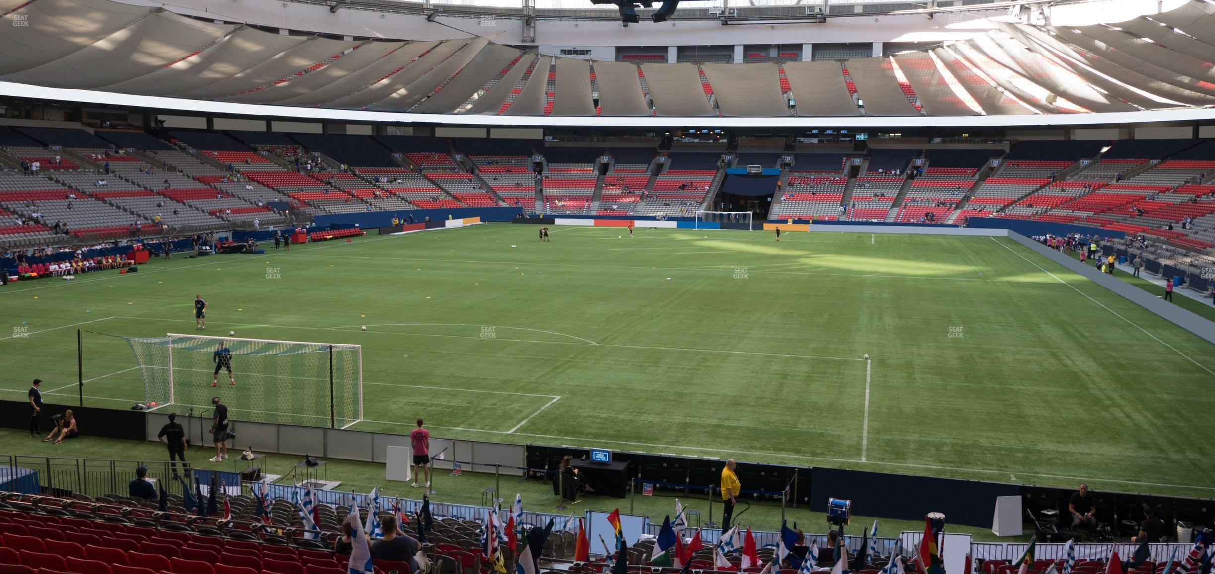 Seating view for BC Place Stadium Section 252