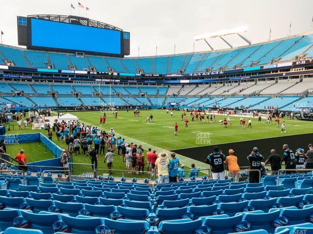 Seating view for Bank of America Stadium Section 125