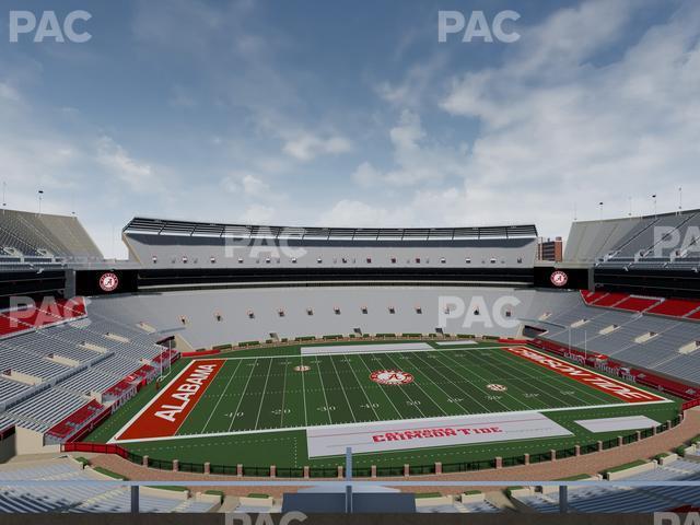 Seating view for Bryant Denny Stadium Section U 3 L