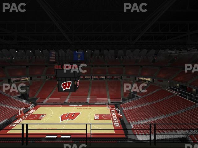 Seating view for Kohl Center Section 307