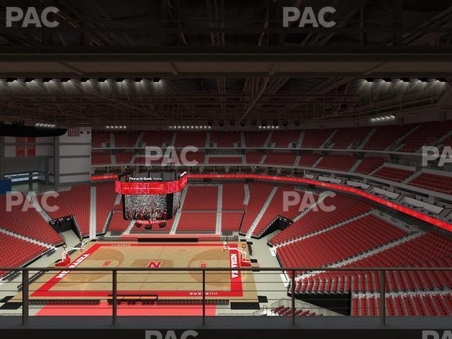 Seating view for Pinnacle Bank Arena Section 318