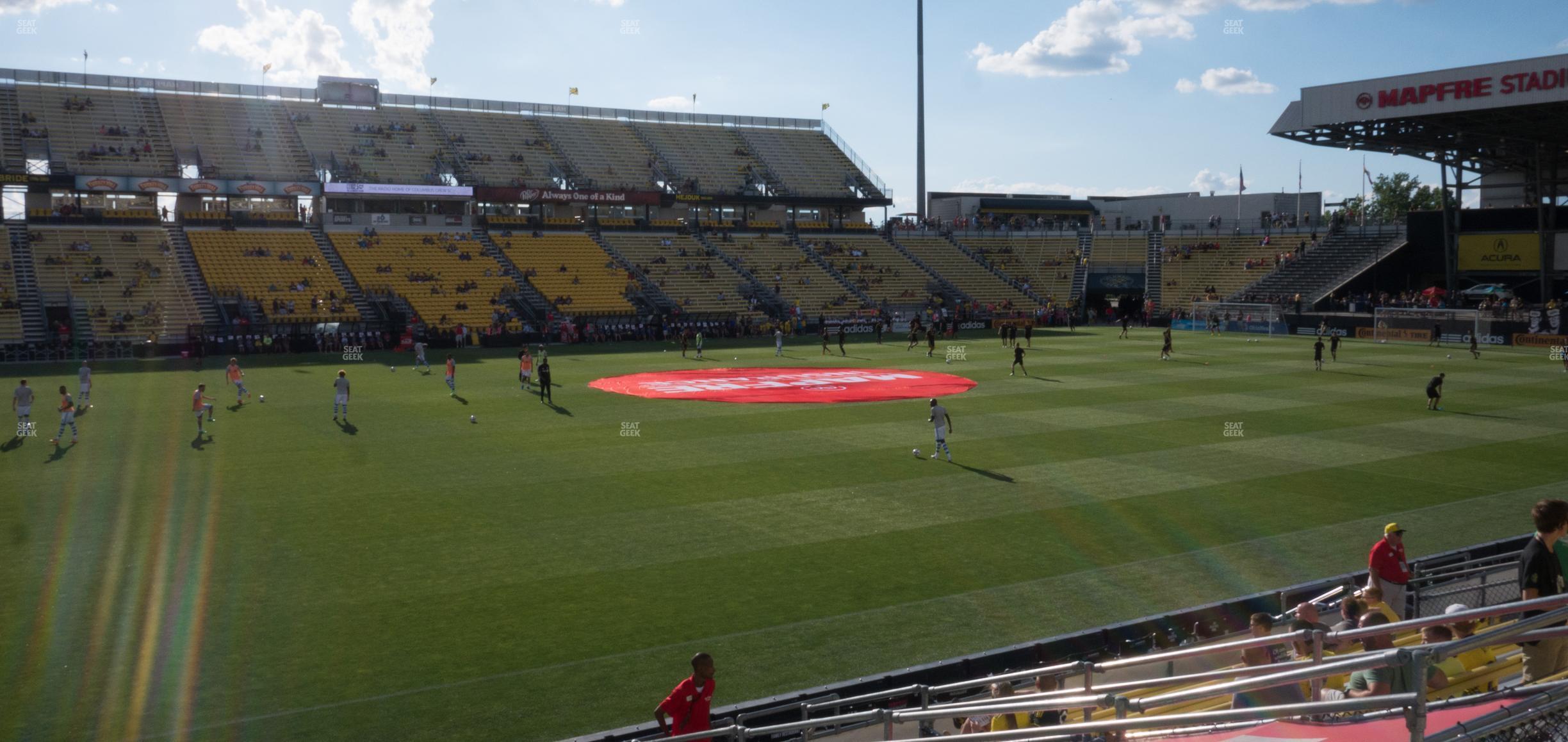 Seating view for Historic Crew Stadium Section 109