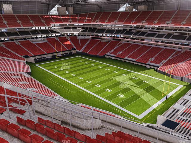 Seating view for Mercedes-Benz Stadium Section 305