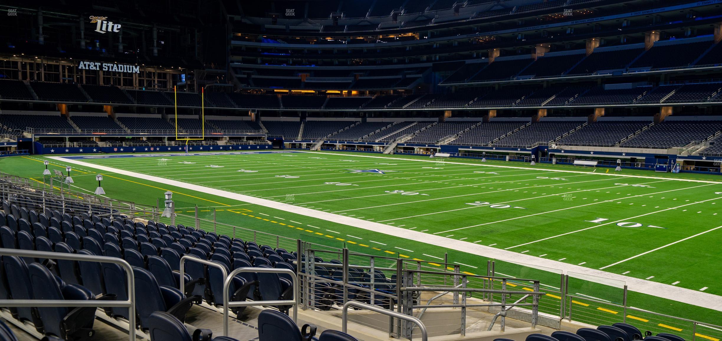 Seating view for AT&T Stadium Section C 106