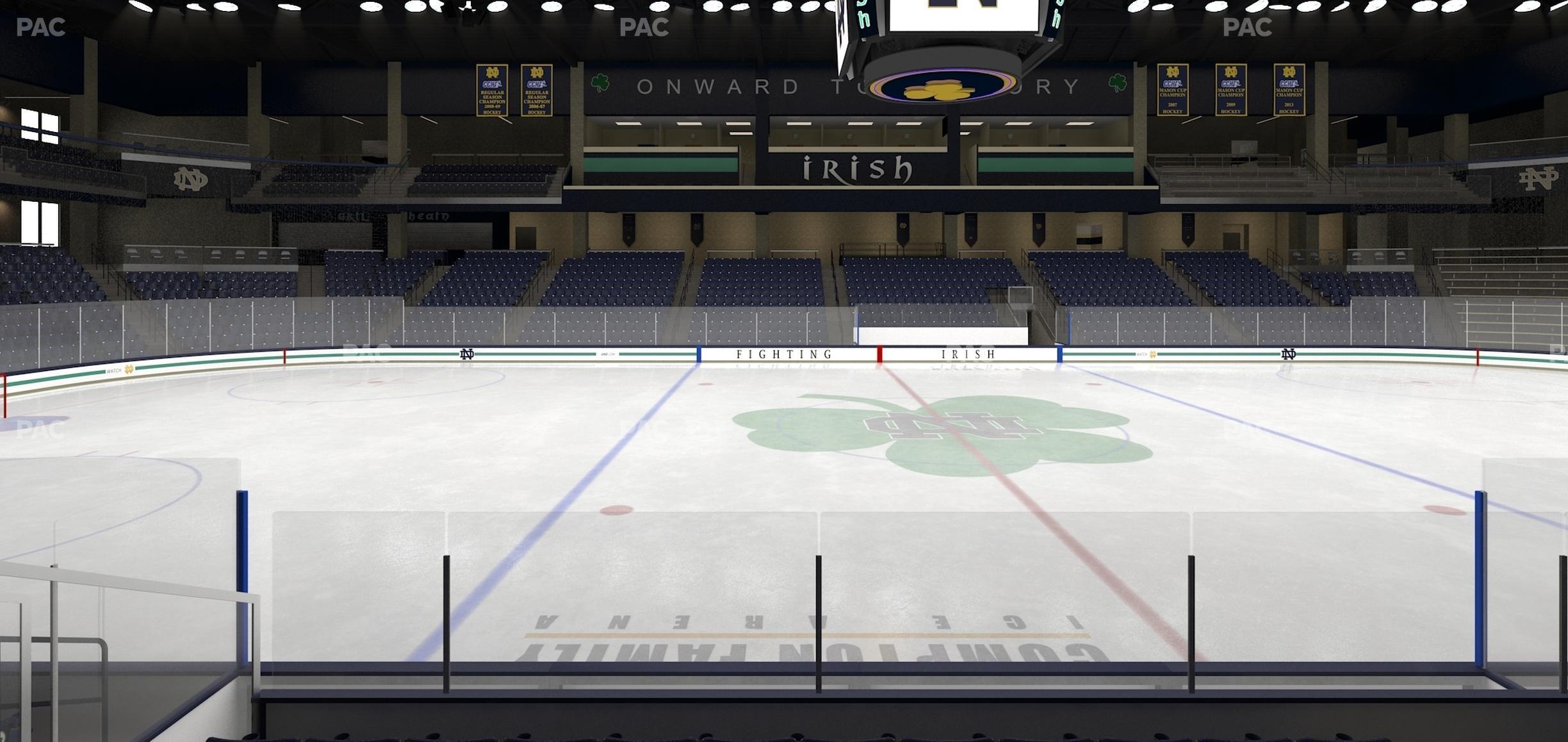 Seating view for Compton Family Ice Arena Section 20