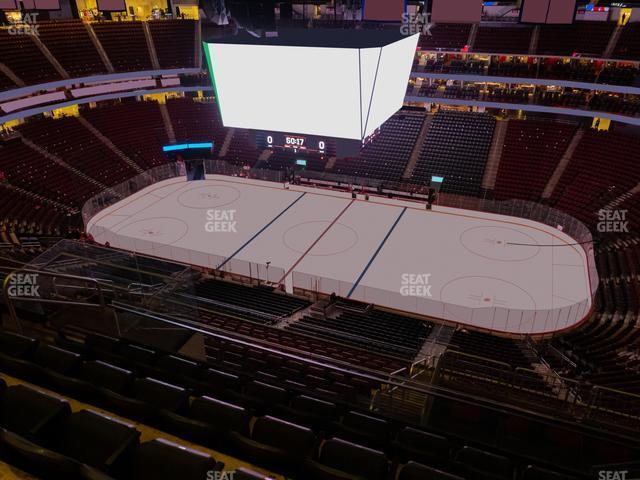 Seating view for Prudential Center Section 231