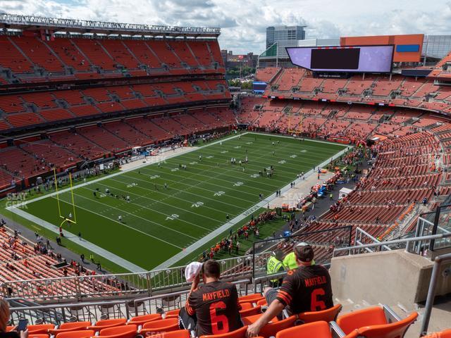 Seating view for Huntington Bank Field Section 526