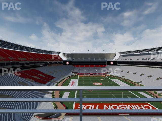 Seating view for Bryant Denny Stadium Section Ss 9