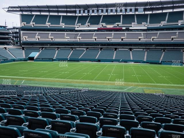 Seating view for Lincoln Financial Field Section 101