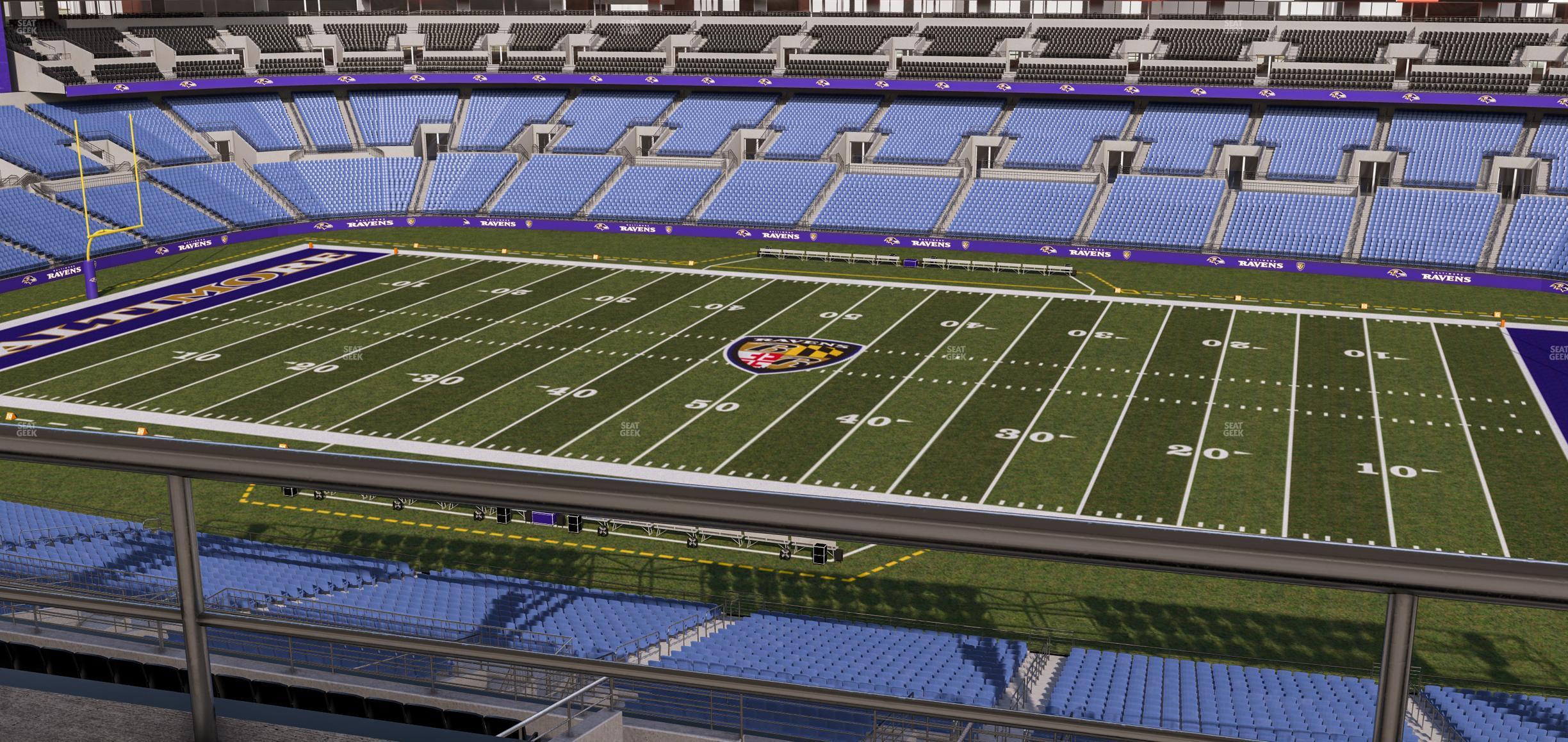 Seating view for M&T Bank Stadium Section Suite 434