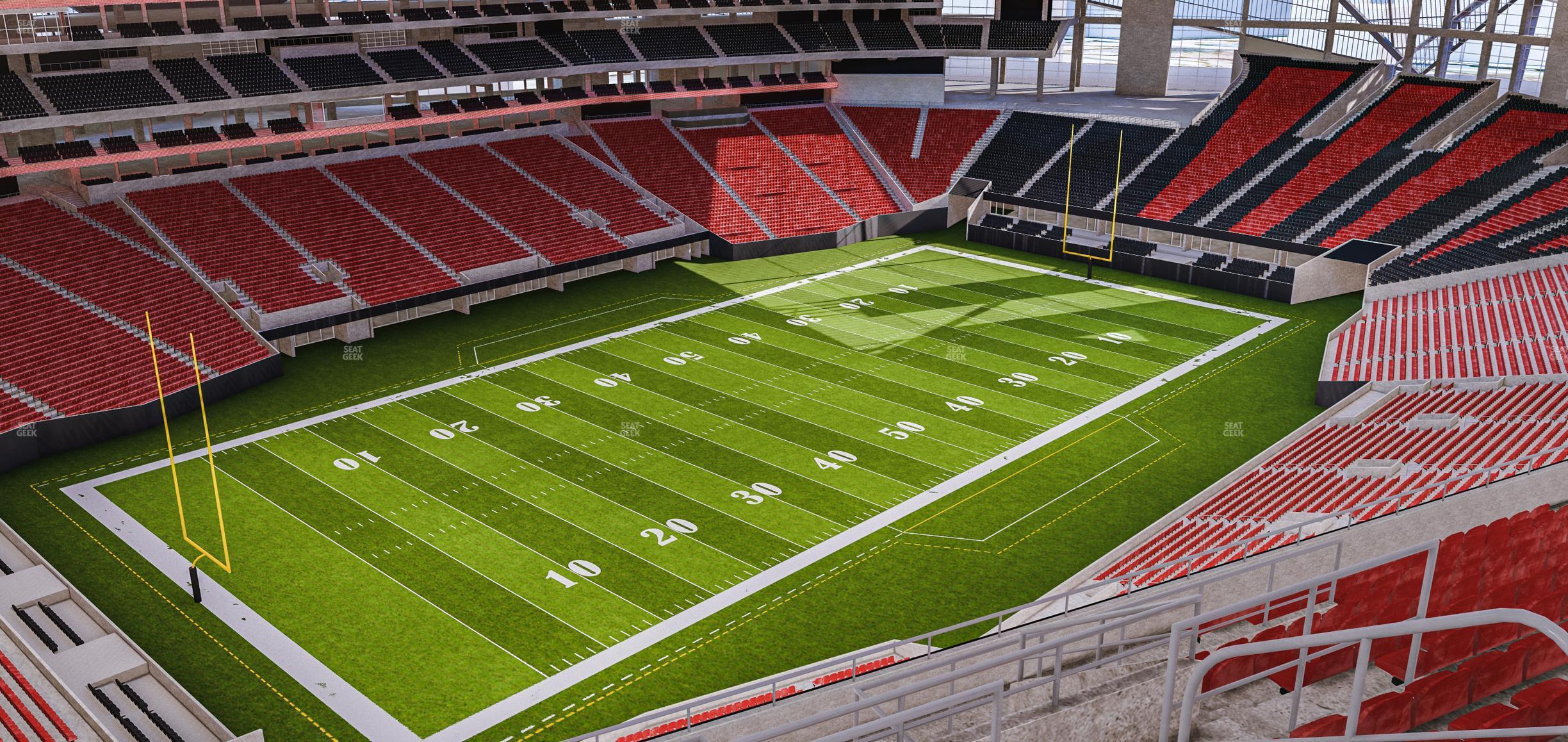 Seating view for Mercedes-Benz Stadium Section 318