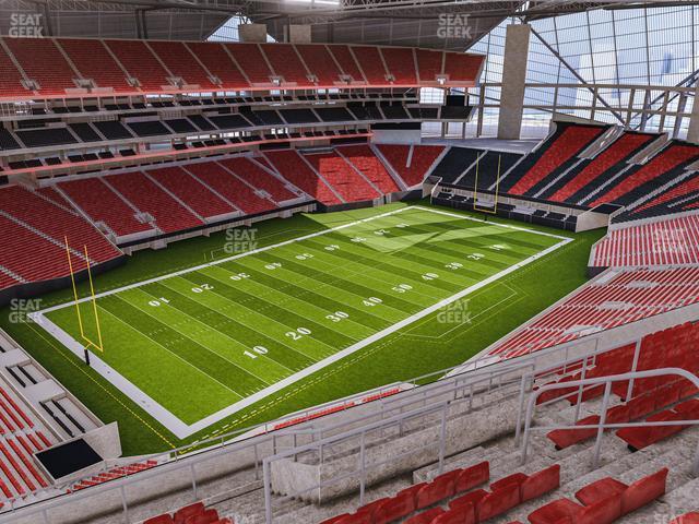 Seating view for Mercedes-Benz Stadium Section 318