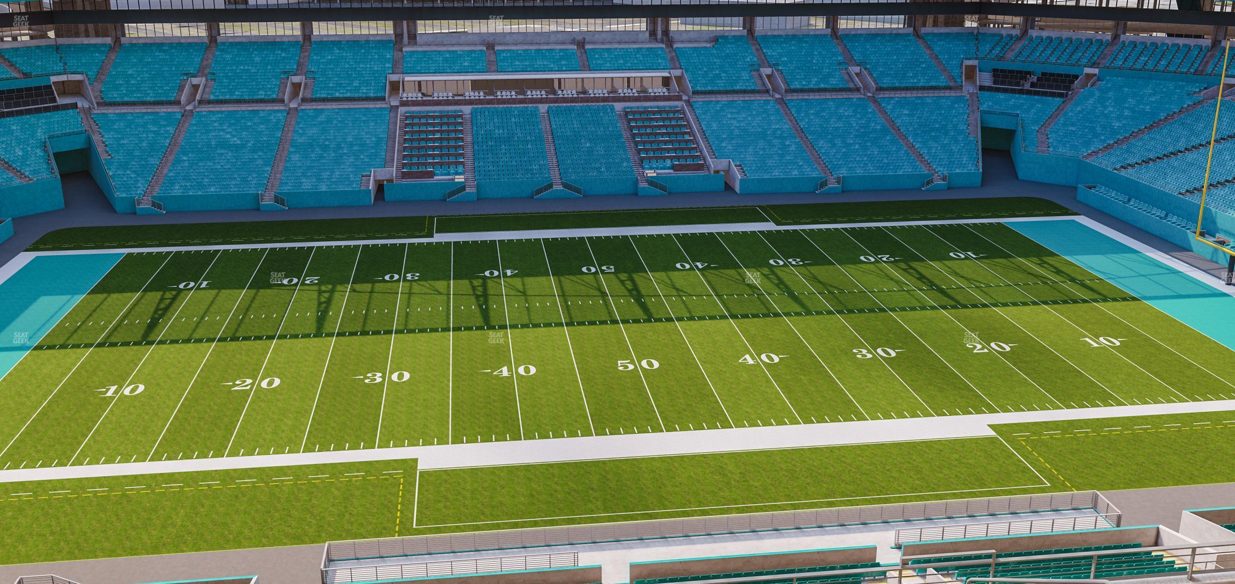 Seating view for Hard Rock Stadium Section 319