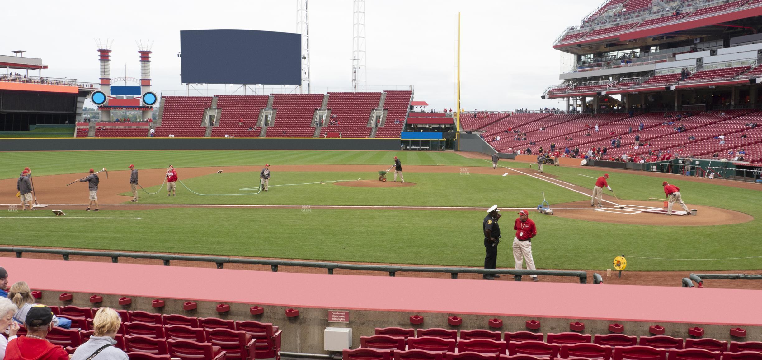 Seating view for Great American Ball Park Section 119