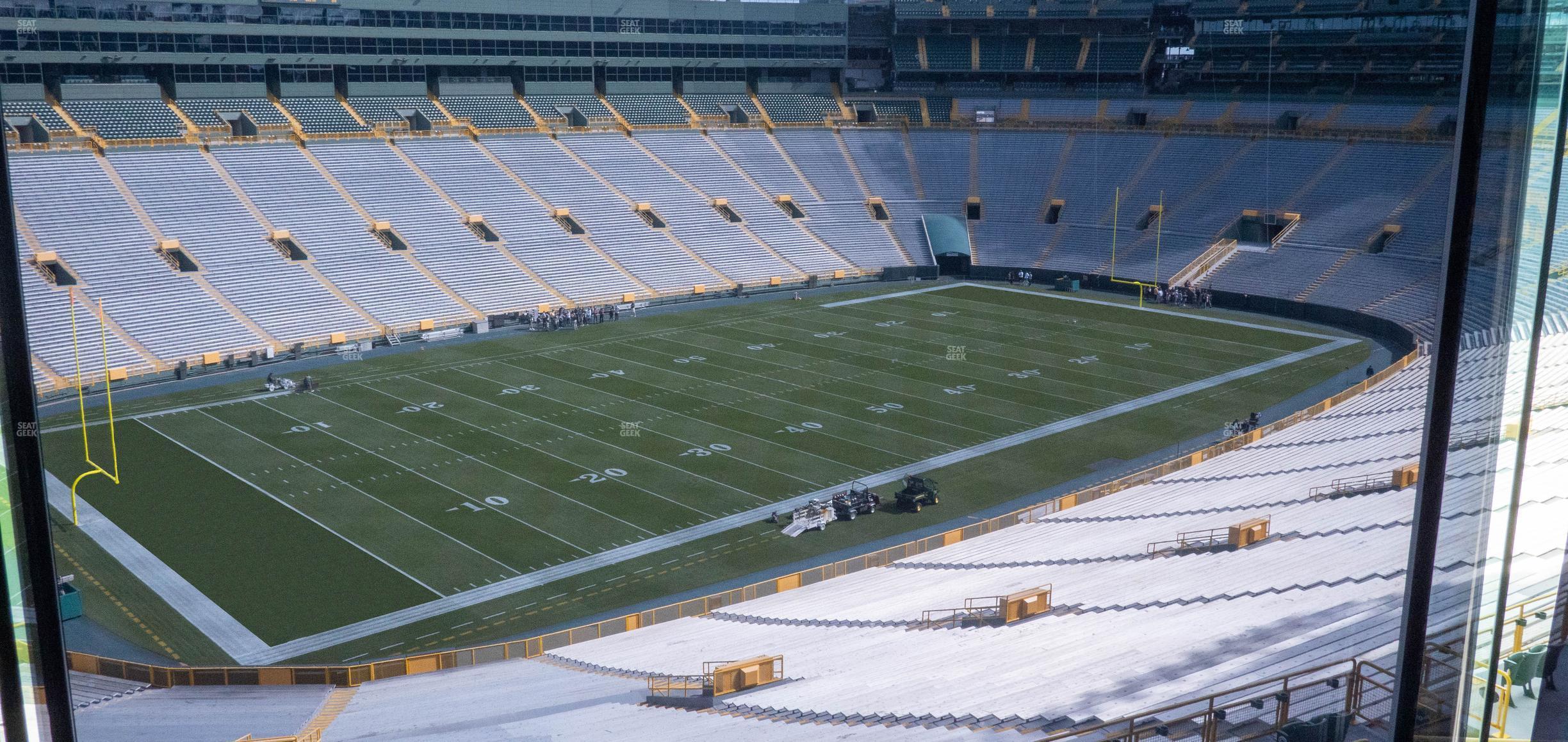 Seating view for Lambeau Field Section 470