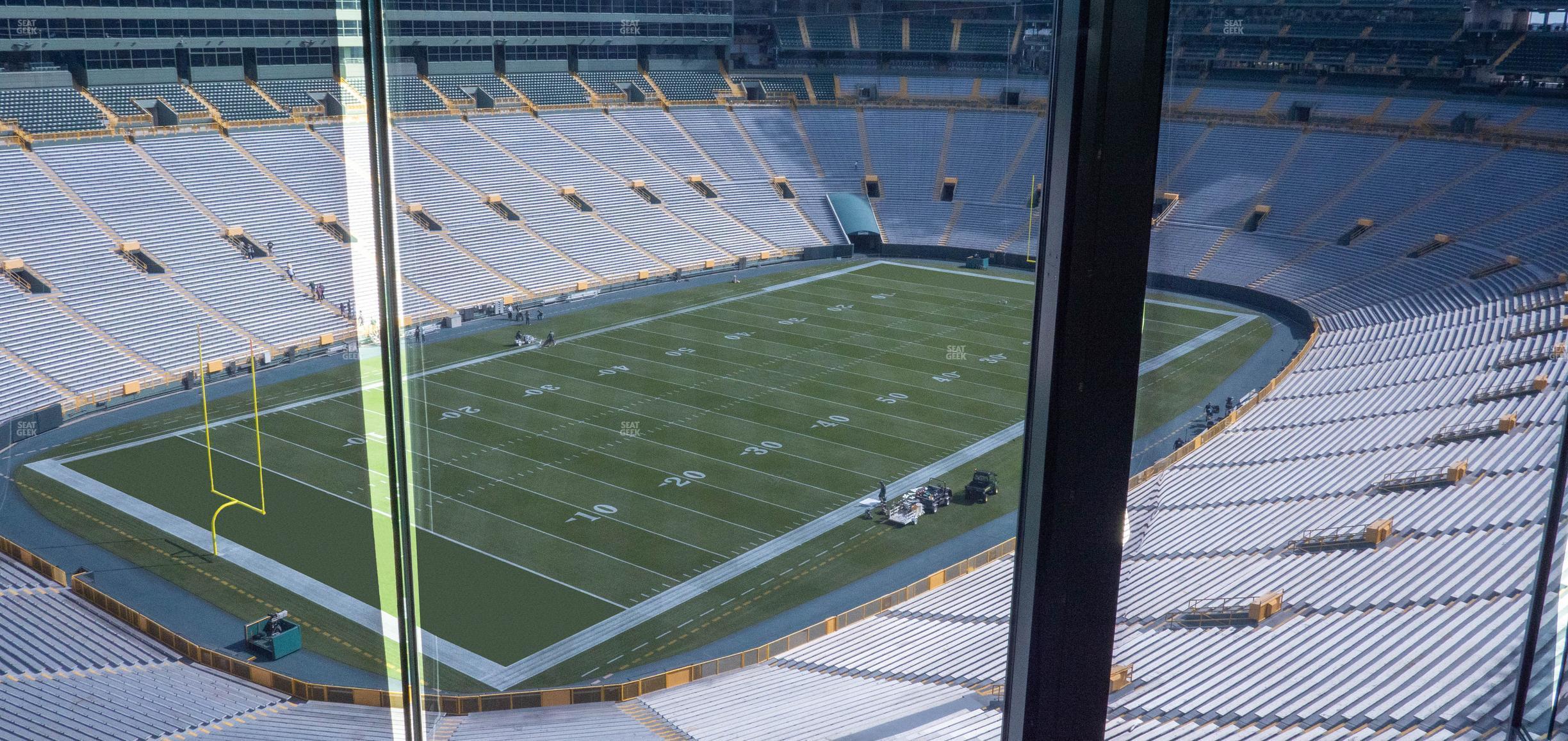 Seating view for Lambeau Field Section 672