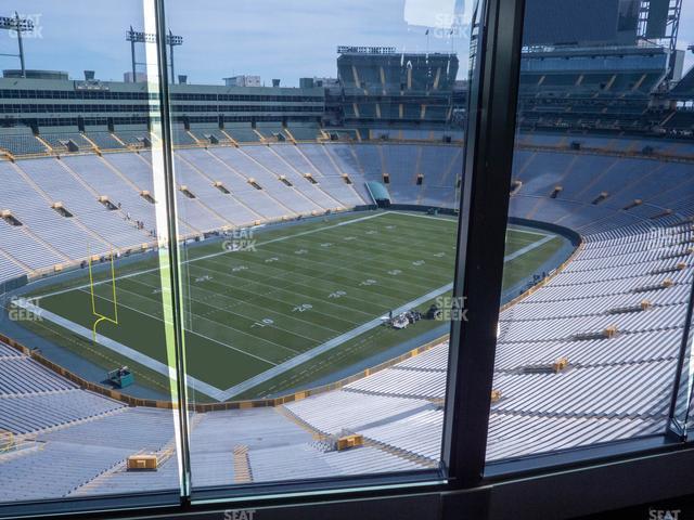 Seating view for Lambeau Field Section 672