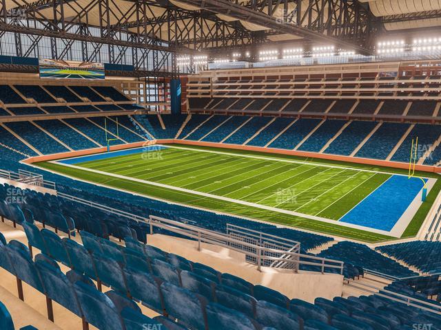 Seating view for Ford Field Section 336