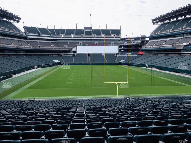 Seating view for Lincoln Financial Field Section 128